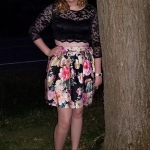 2 piece homecoming dress